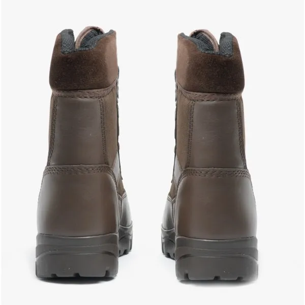 Grafters G-FORCE Unisex Non-Safety Combat Boots Brown