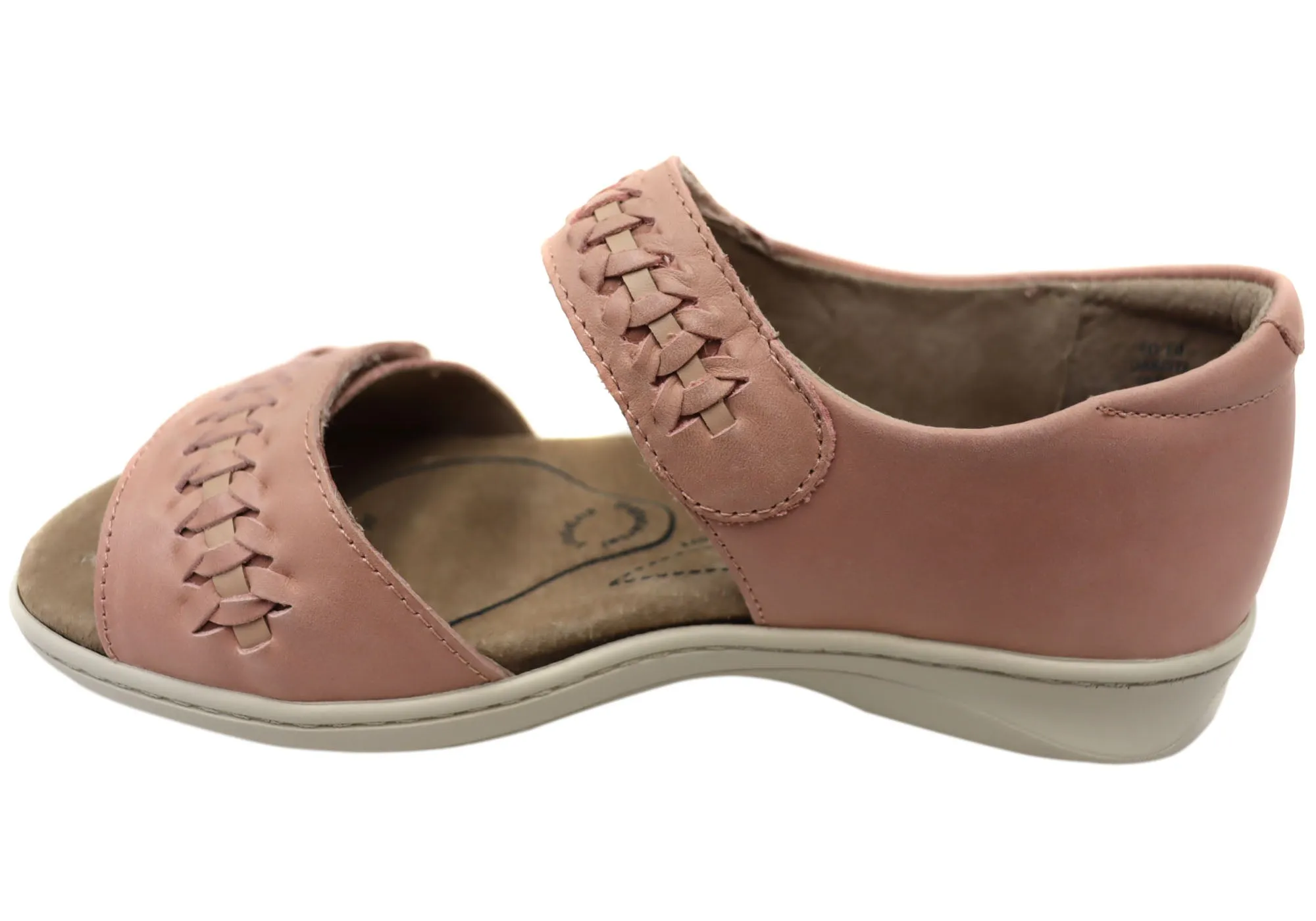 Homyped Dakota Womens Leather Wide Fit Sandals
