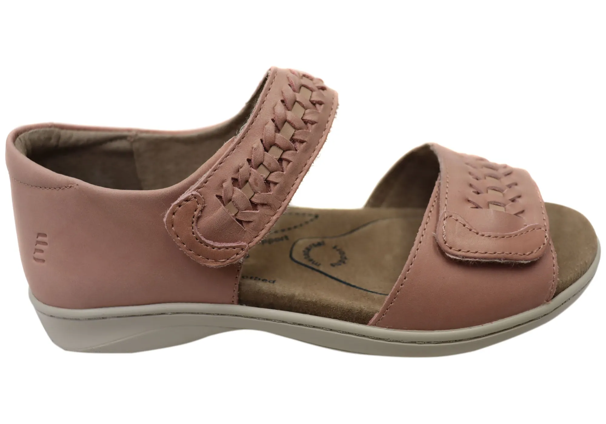 Homyped Dakota Womens Leather Wide Fit Sandals