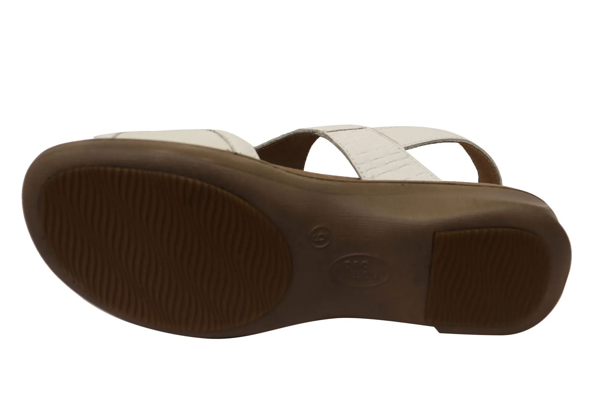 Homyped Devika Womens Supportive Leather Wide Fit Sandals