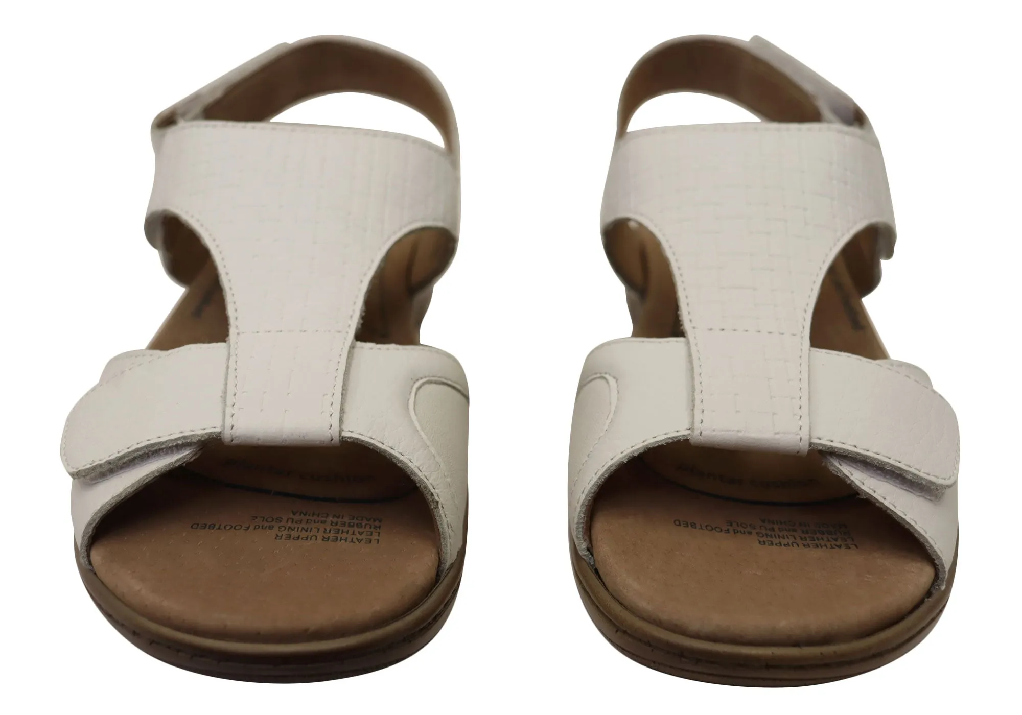 Homyped Devika Womens Supportive Leather Wide Fit Sandals