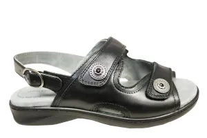 Homyped Waverley Womens Supportive Leather Wide Fit Sandals