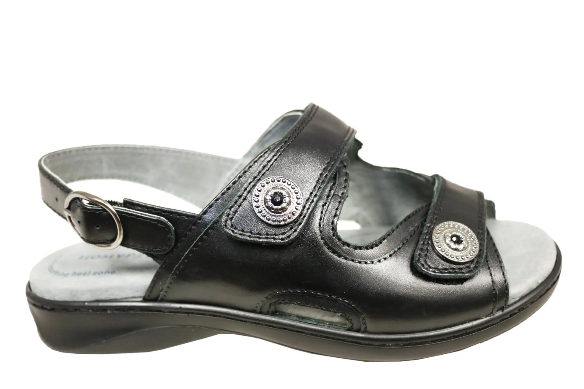 Homyped Waverley Womens Supportive Leather Wide Fit Sandals