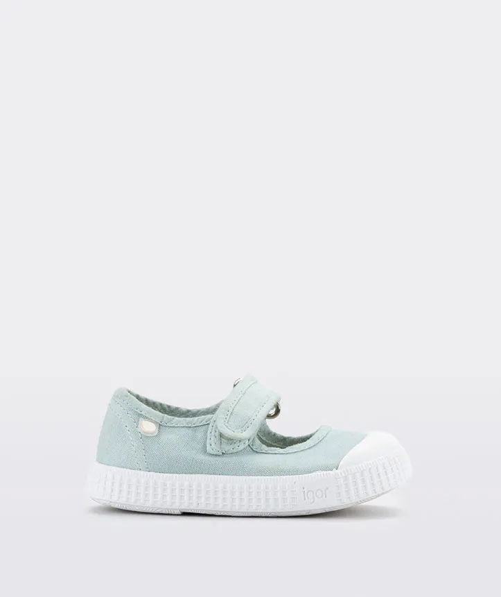Igor Girl's Irene Mary Jane Shoes - Menta