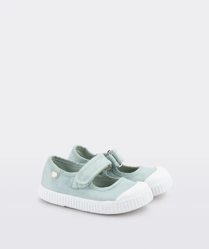 Igor Girl's Irene Mary Jane Shoes - Menta