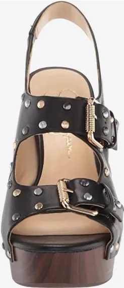 Jessica Simpson Tymina Women's Studded Leather Platform Wedge Sandals