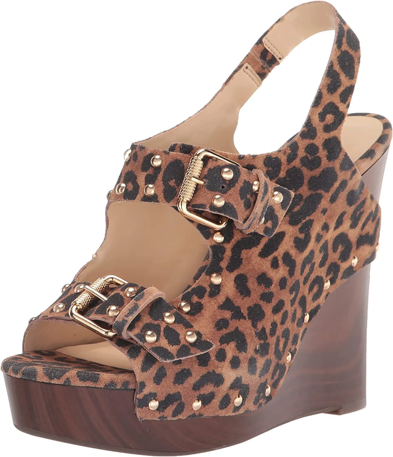 Jessica Simpson Tymina Women's Studded Leather Platform Wedge Sandals