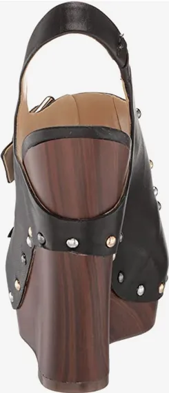Jessica Simpson Tymina Women's Studded Leather Platform Wedge Sandals
