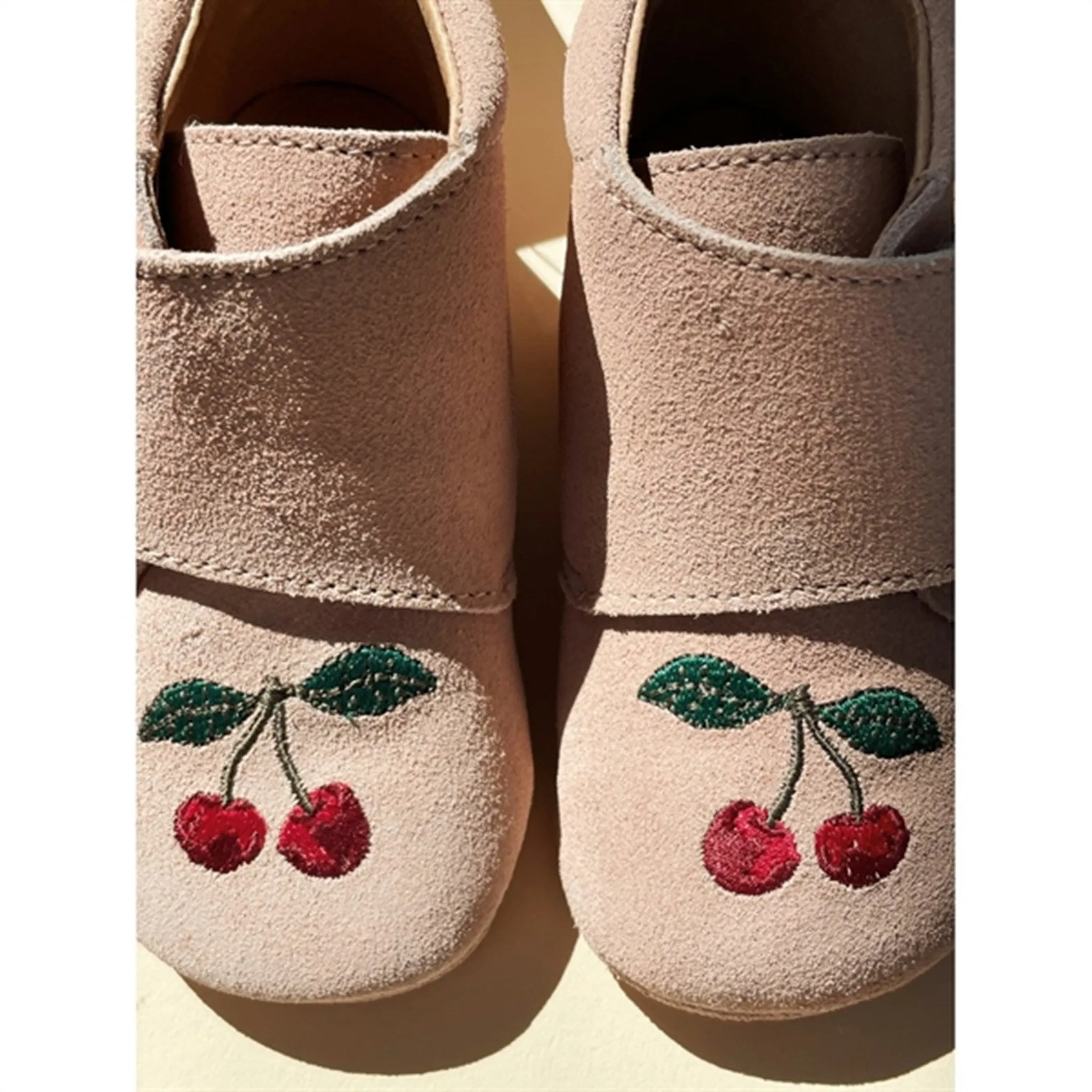 Konges Sløjd Mamour Embroidery Footies Dusty Pink