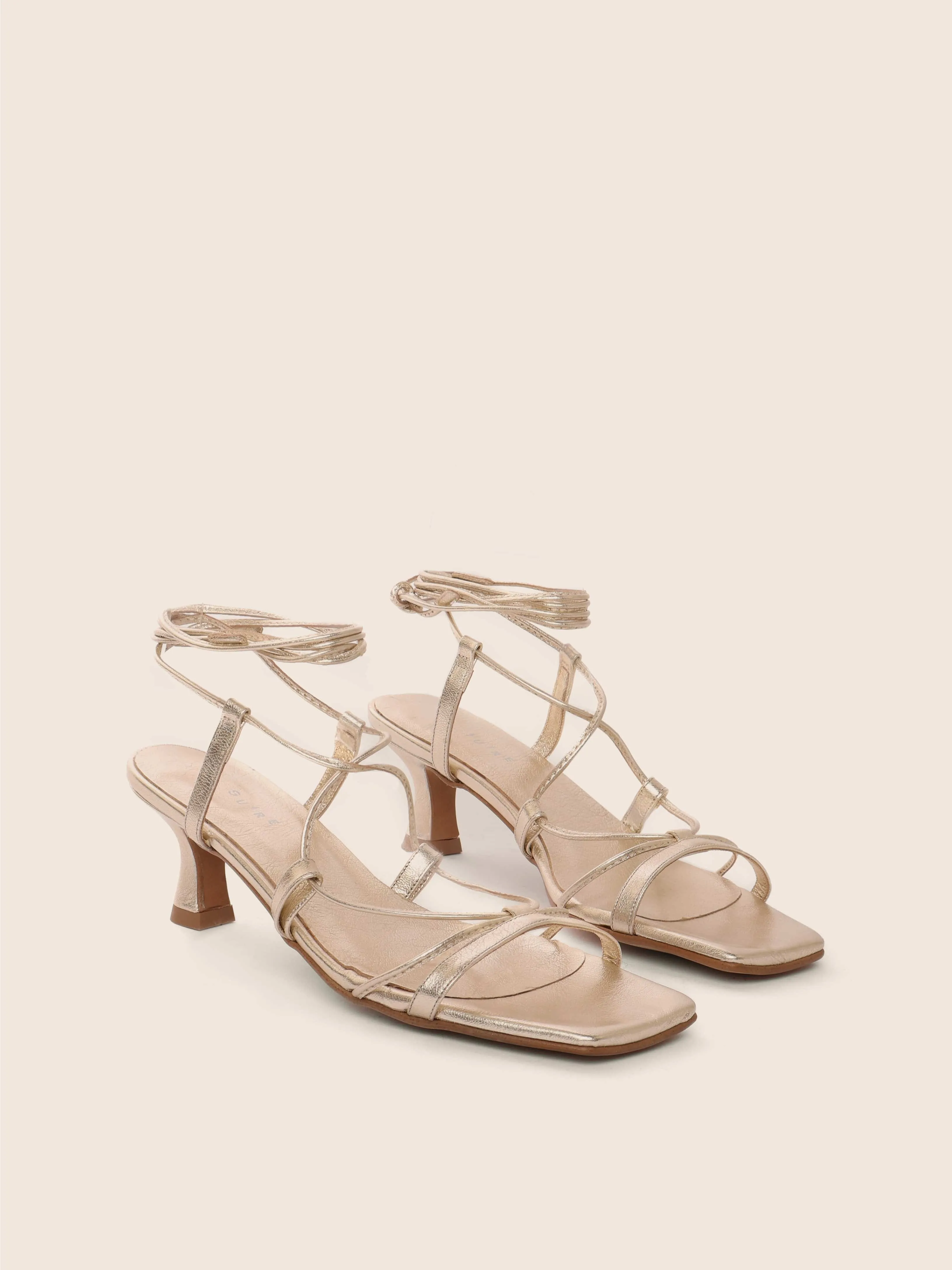 Livia Gold Heel Maguire