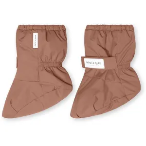 MINI A TURE Winn Cover Booties Cedar Wood