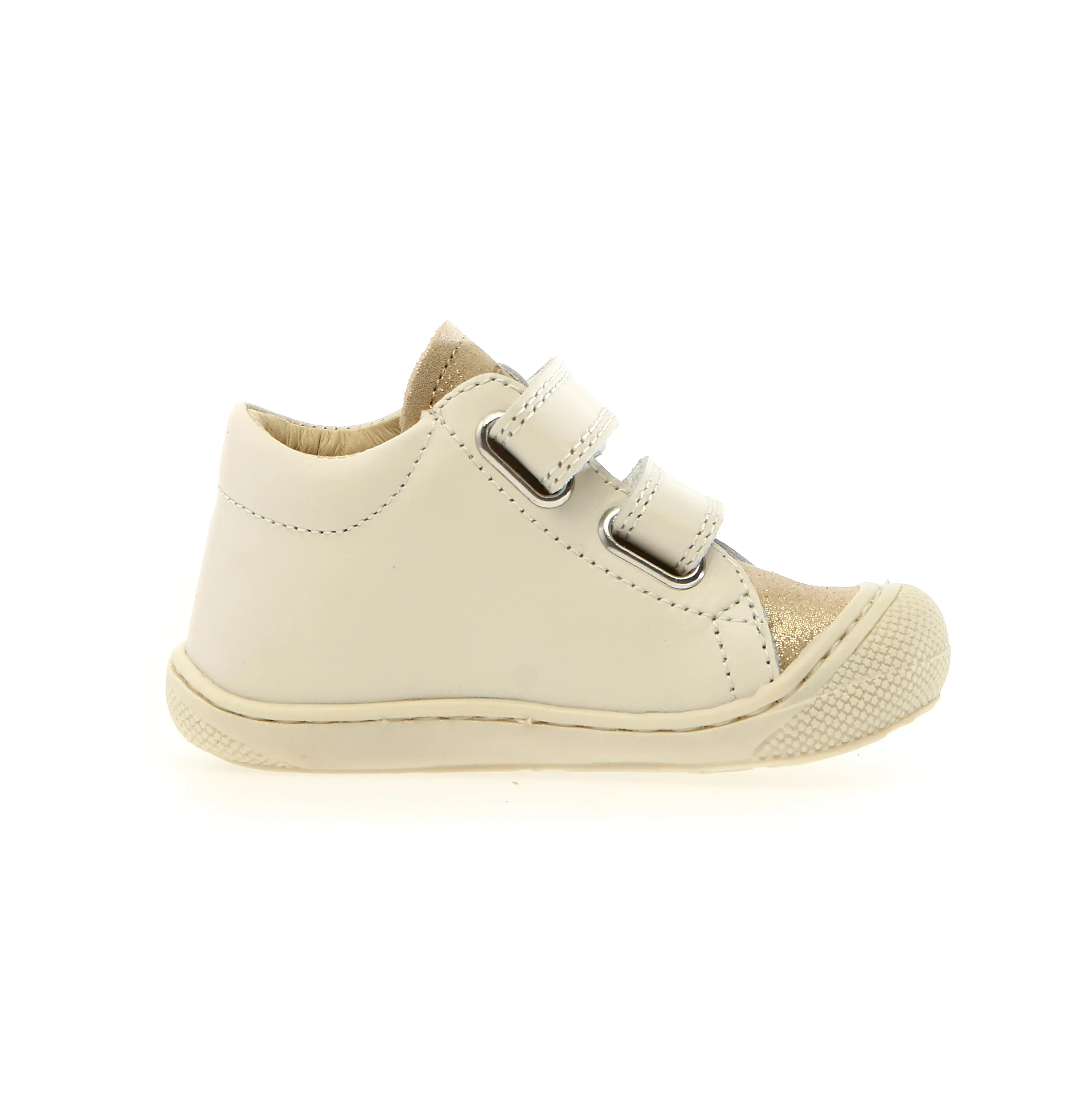 Naturino Girl's Kolde Vl Casual Shoes - Milk / Platinum / Lilac