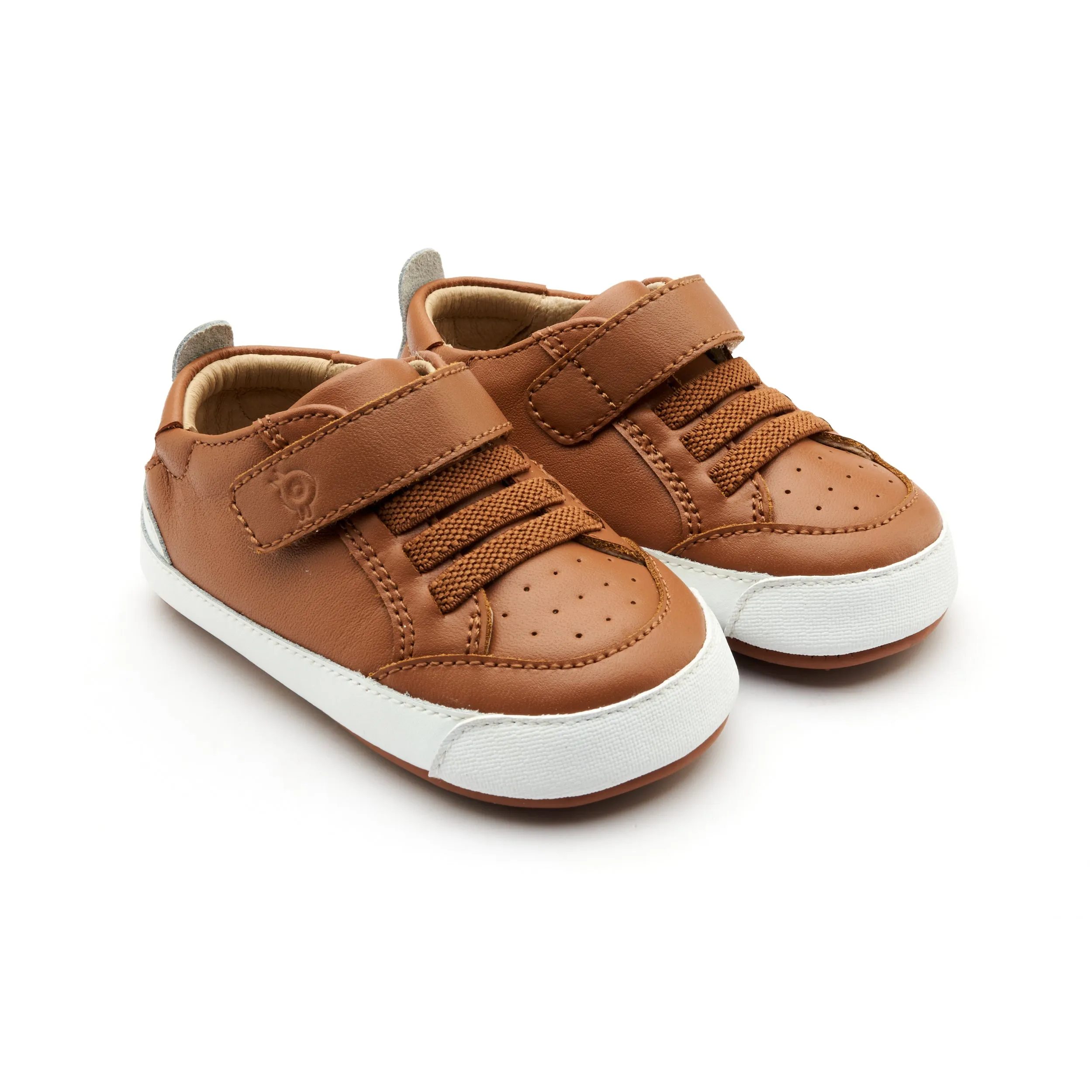 Old Soles Boy's and Girl's 0086RT Tready Baby Casual Shoes - Tan / Snow / Gum Sole