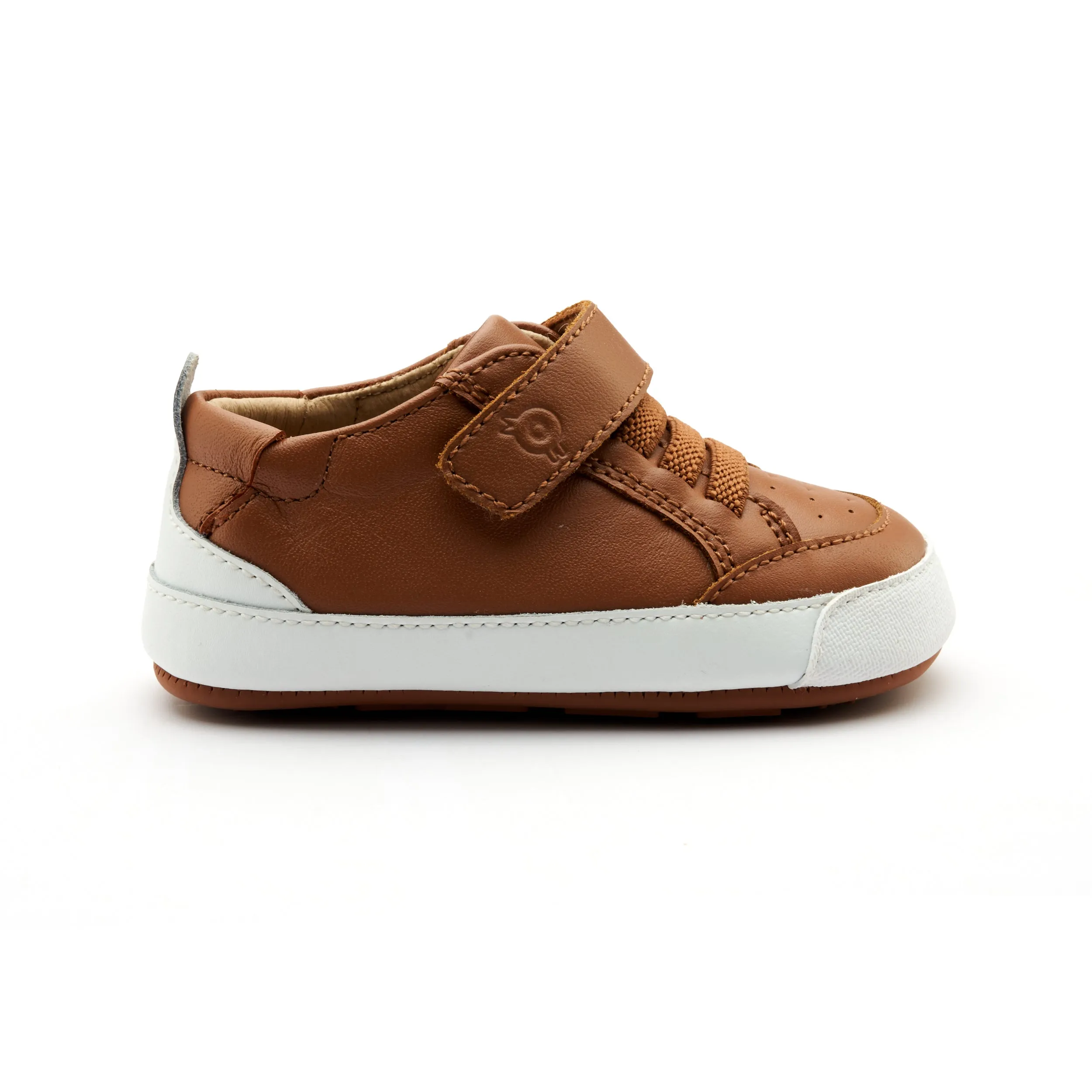 Old Soles Boy's and Girl's 0086RT Tready Baby Casual Shoes - Tan / Snow / Gum Sole
