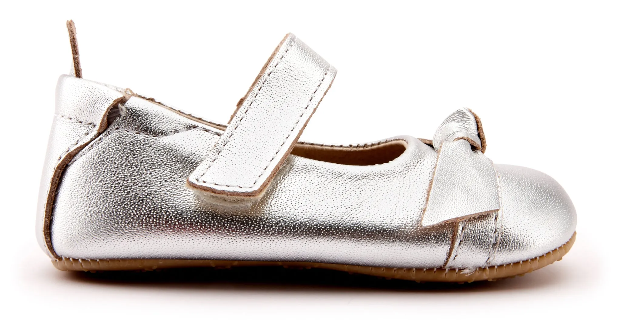 Old Soles Girl's 0046R Bow-Chique Shoes - Silver