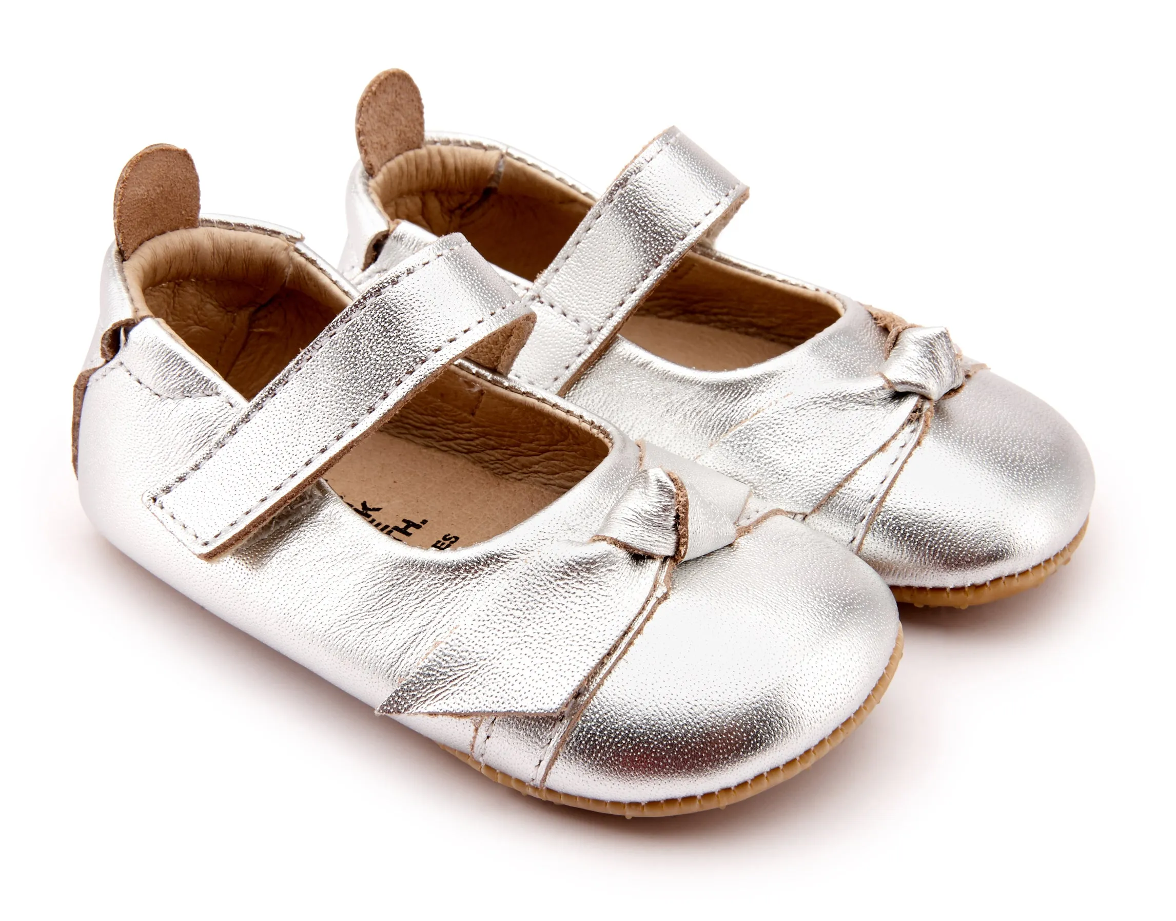 Old Soles Girl's 0046R Bow-Chique Shoes - Silver