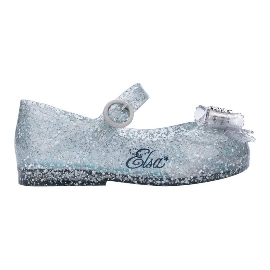 Pale Glitter Jelly Shoes