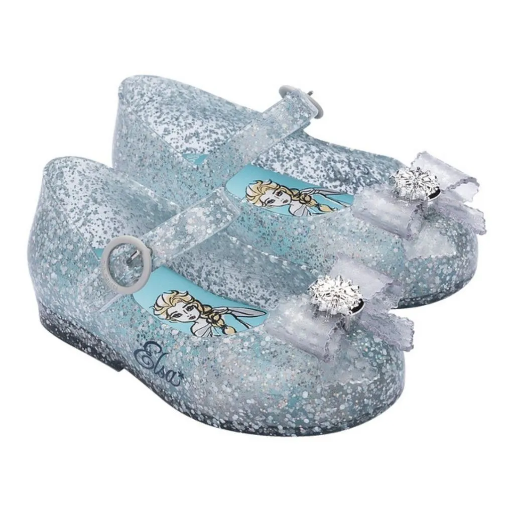 Pale Glitter Jelly Shoes