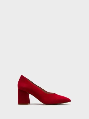 Red Pointed Toe Shoes