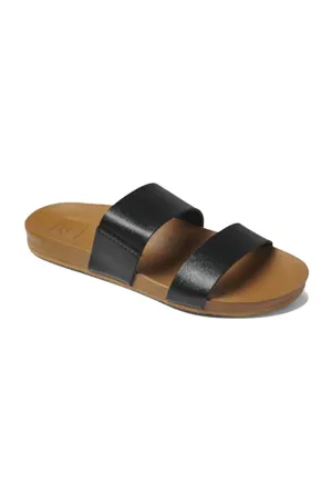 Reef Cushion Vista Sandals for Women in Black/Natural | RF0A3OKSBLN