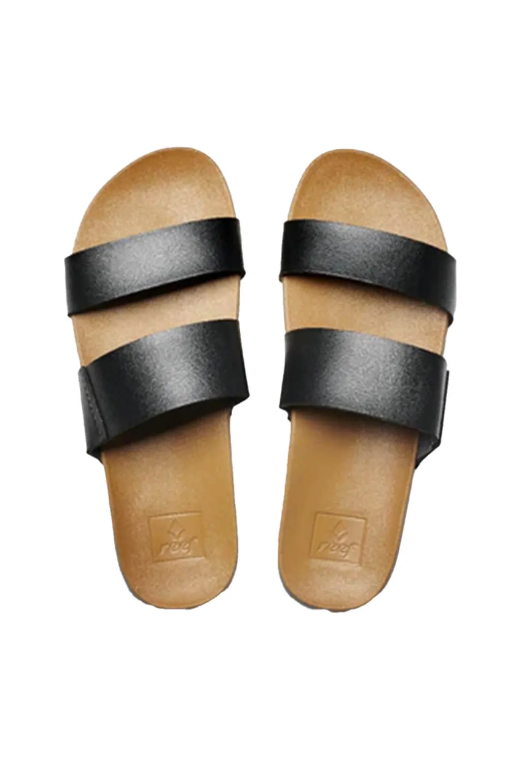 Reef Cushion Vista Sandals for Women in Black/Natural | RF0A3OKSBLN