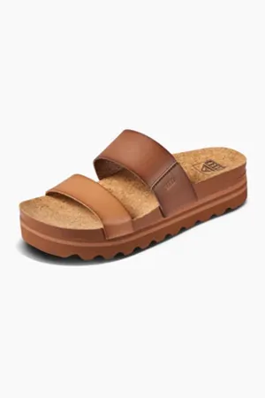 Reef Shoes Cushion Vista High Sandals for Women in Espresso Duo | CJ36062