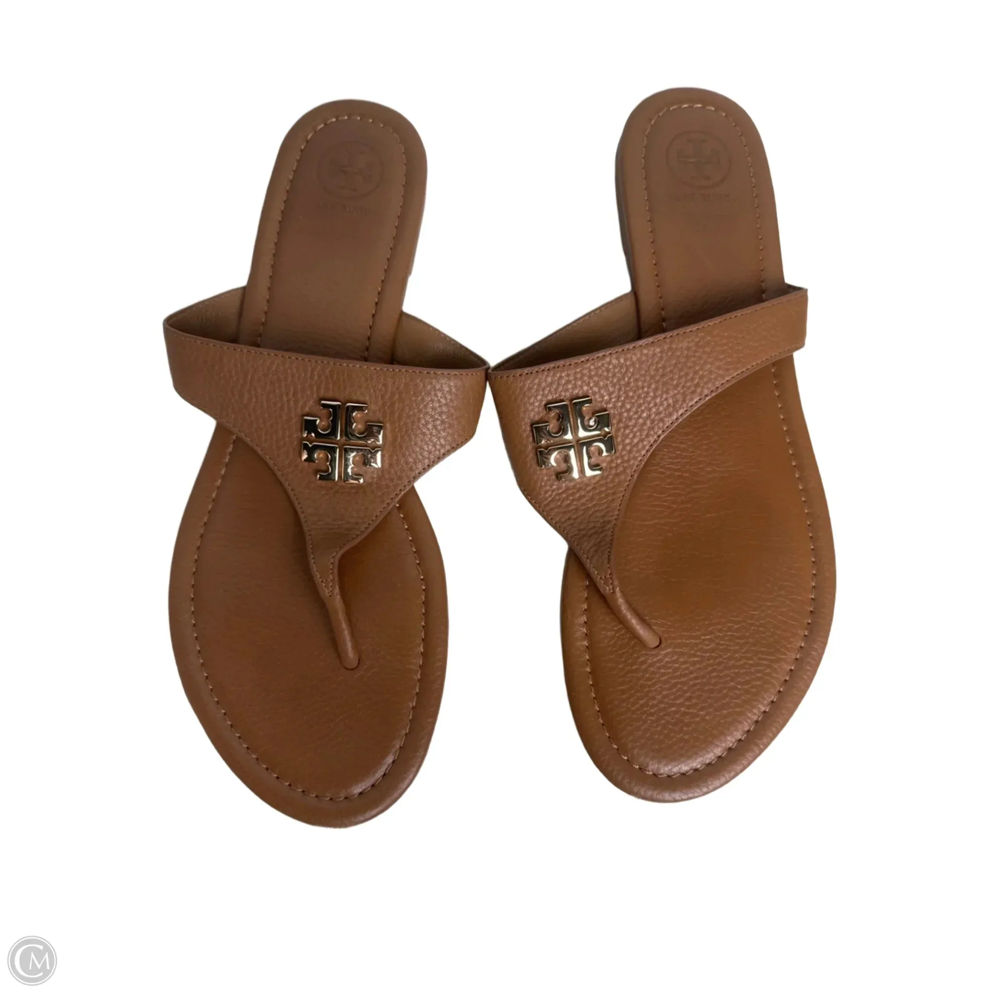 Sandals Designer By Tory Burch In Brown, Size: 10