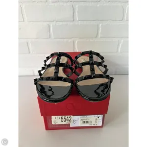 Sandals Luxury Designer By Valentino-garavani In Black, Size: 7.5