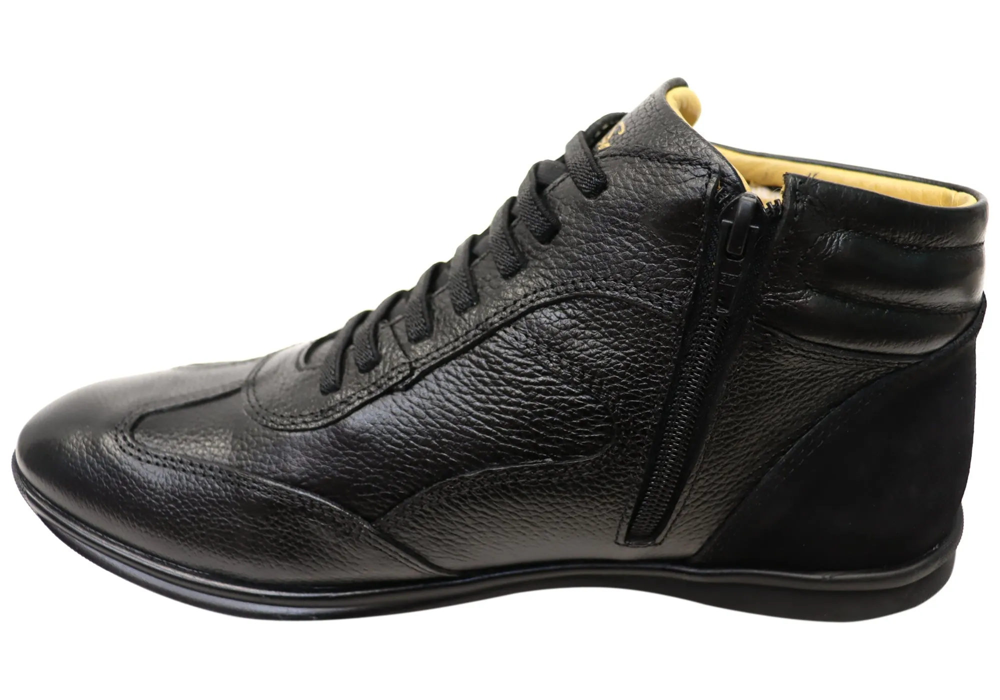 Savelli Jack Mens Leather Dress Casual Boots Made In Brazil