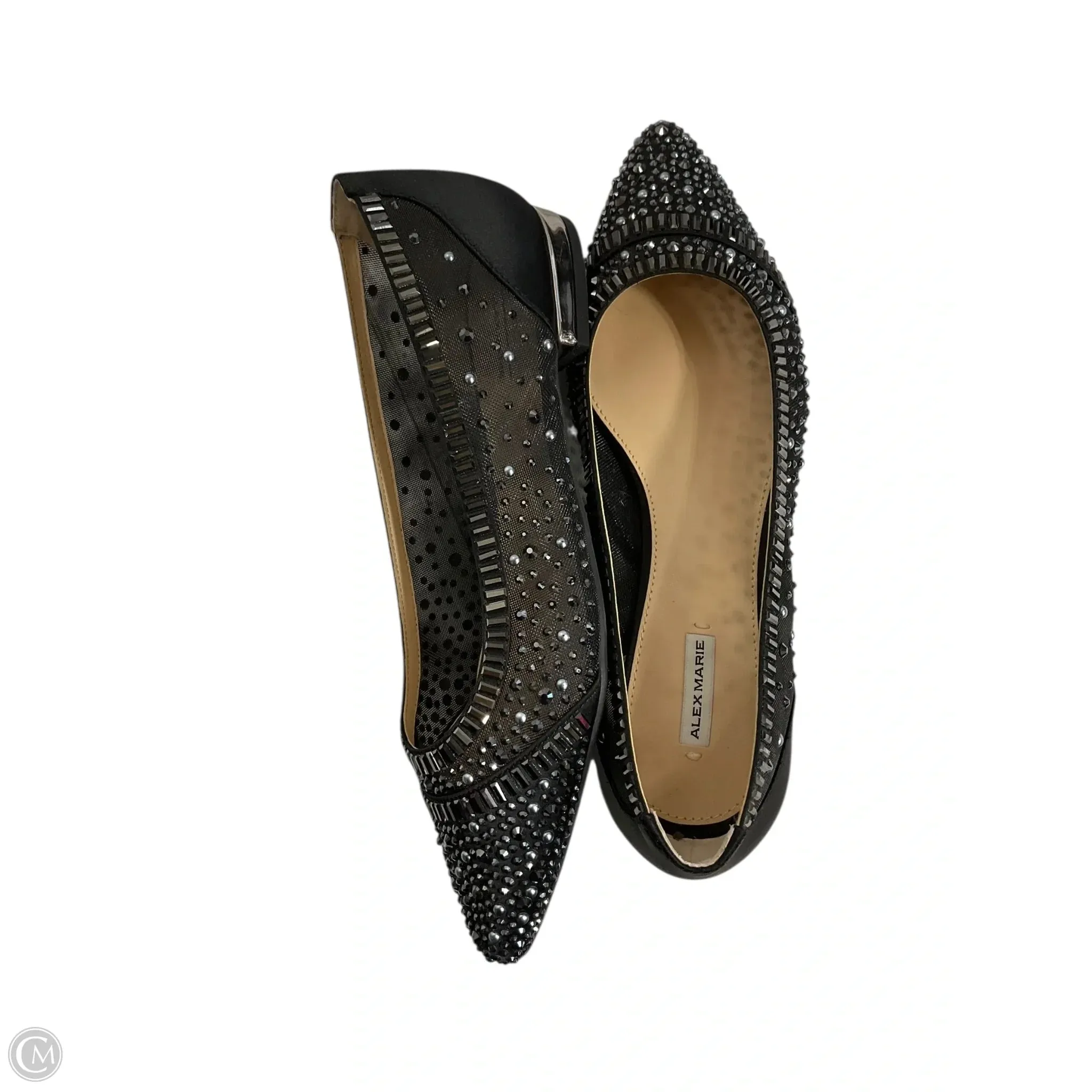 Shoes Flats By Alex Marie In Black, Size: 6.5