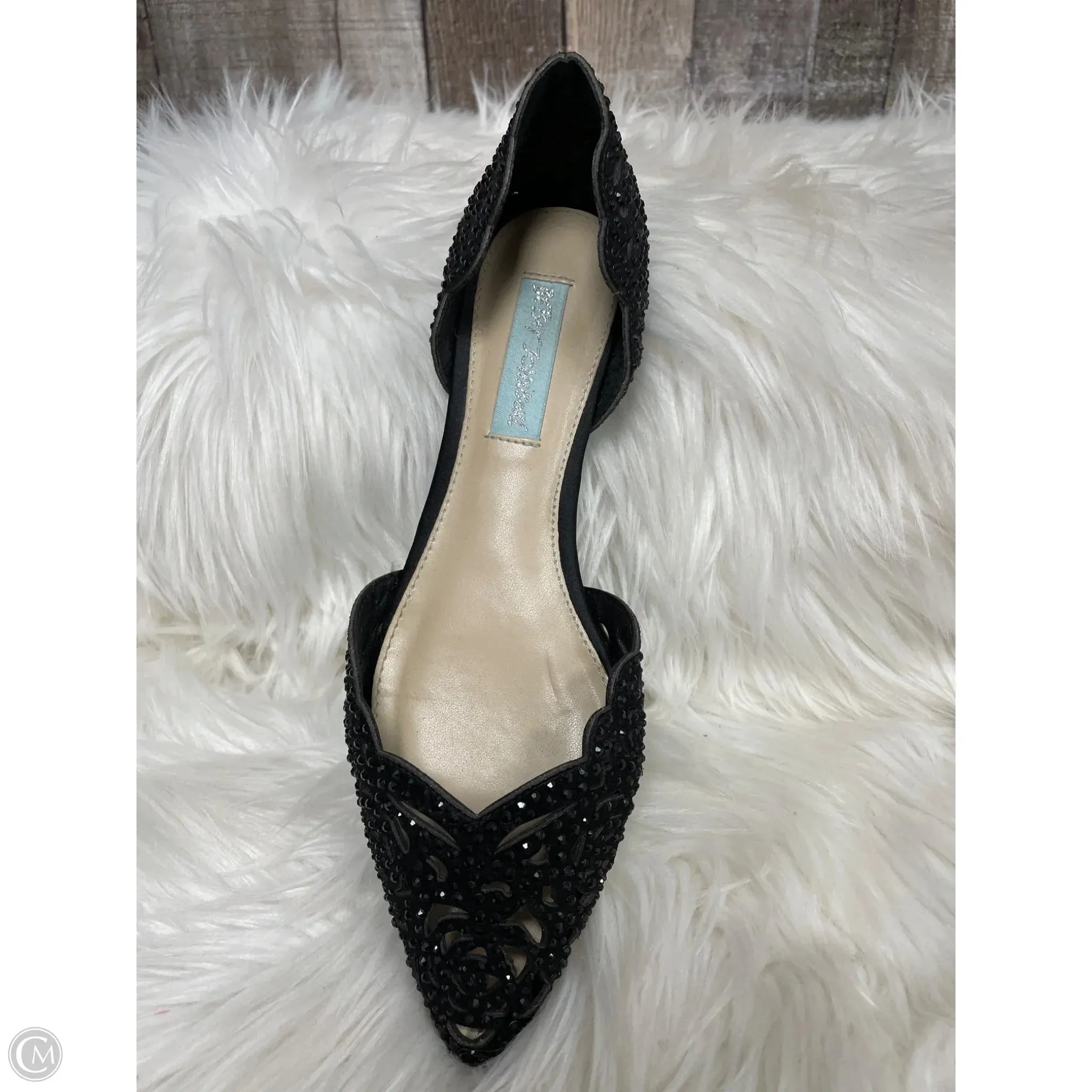 Shoes Flats By Betsey Johnson In Black, Size: 7