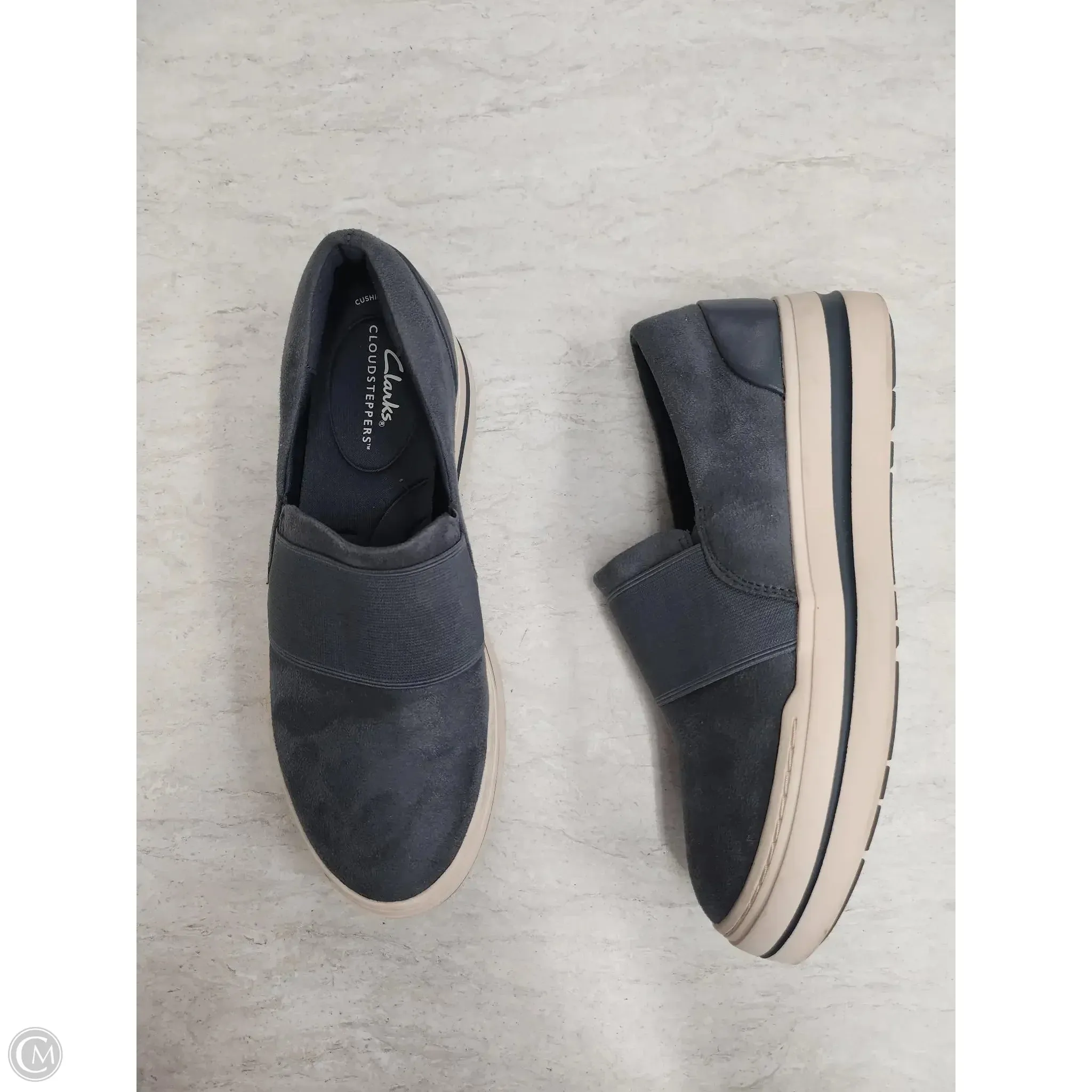 Shoes Flats By Clarks In Blue, Size: 8