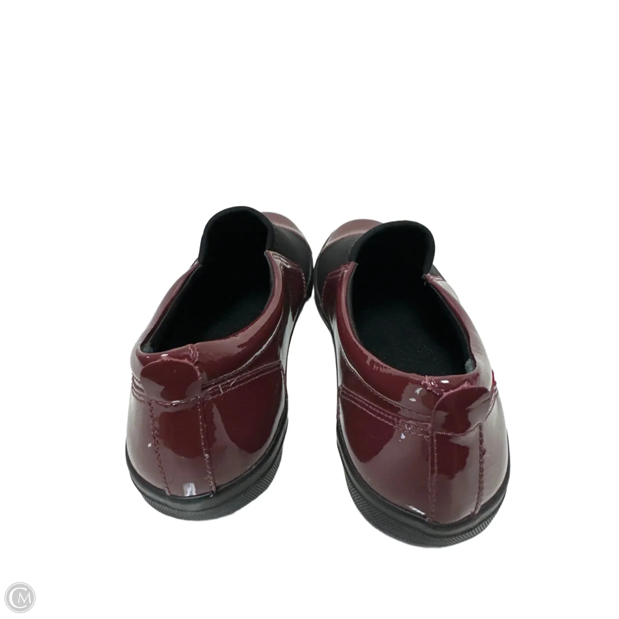 Shoes Flats By Clothes Mentor In Black & Red, Size: 9