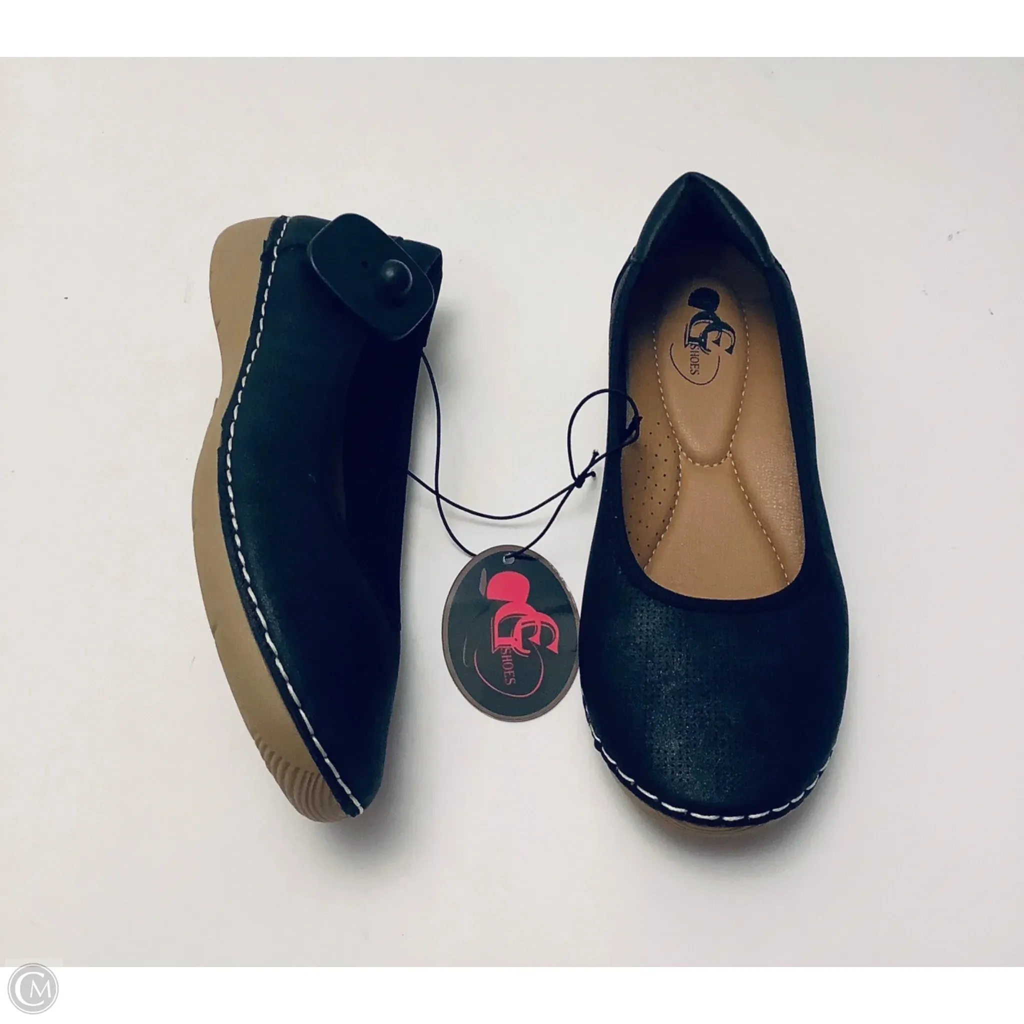 Shoes Flats By Cmf In Black, Size: 7