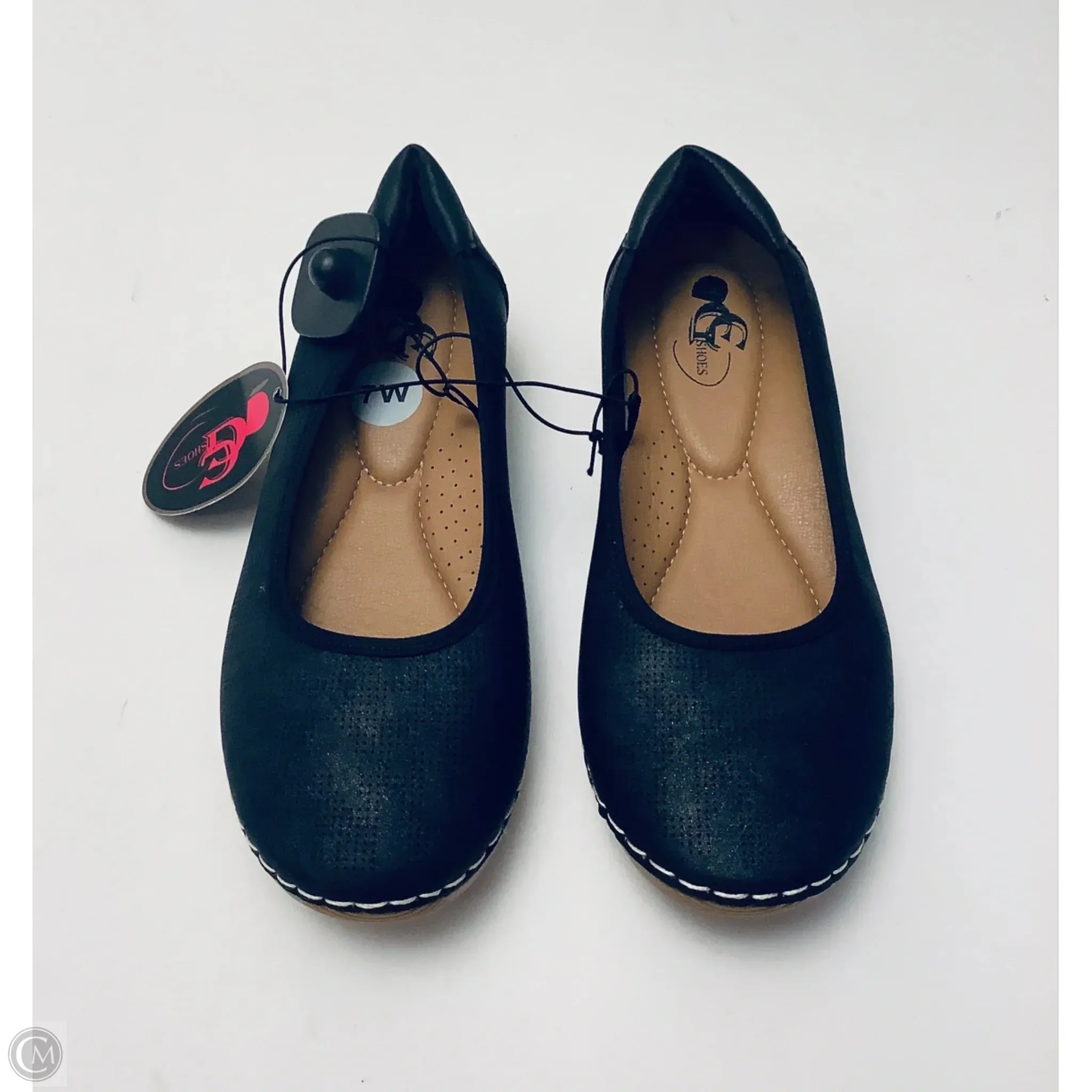 Shoes Flats By Cmf In Black, Size: 7