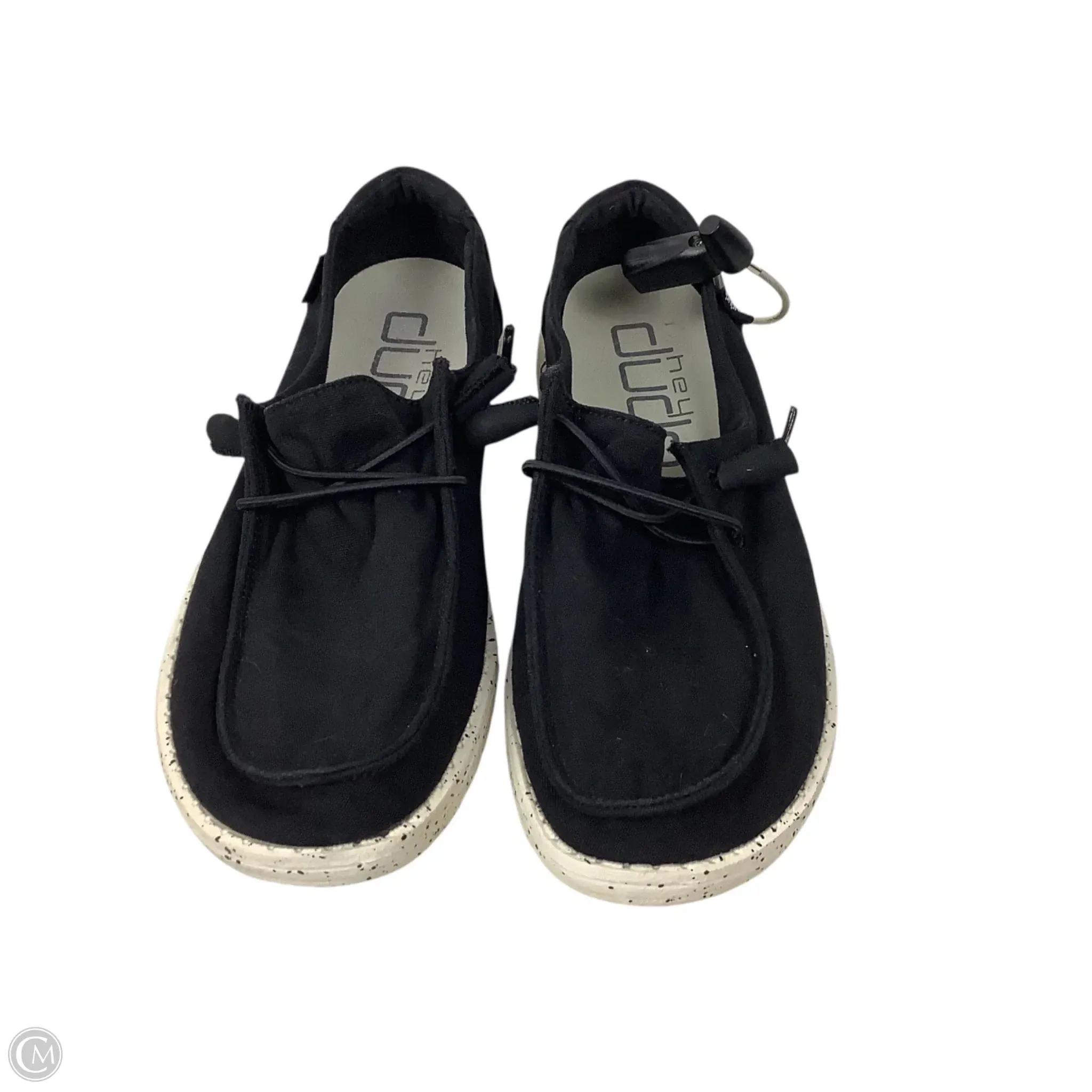 Shoes Flats By Hey Dude In Black, Size: 7.5
