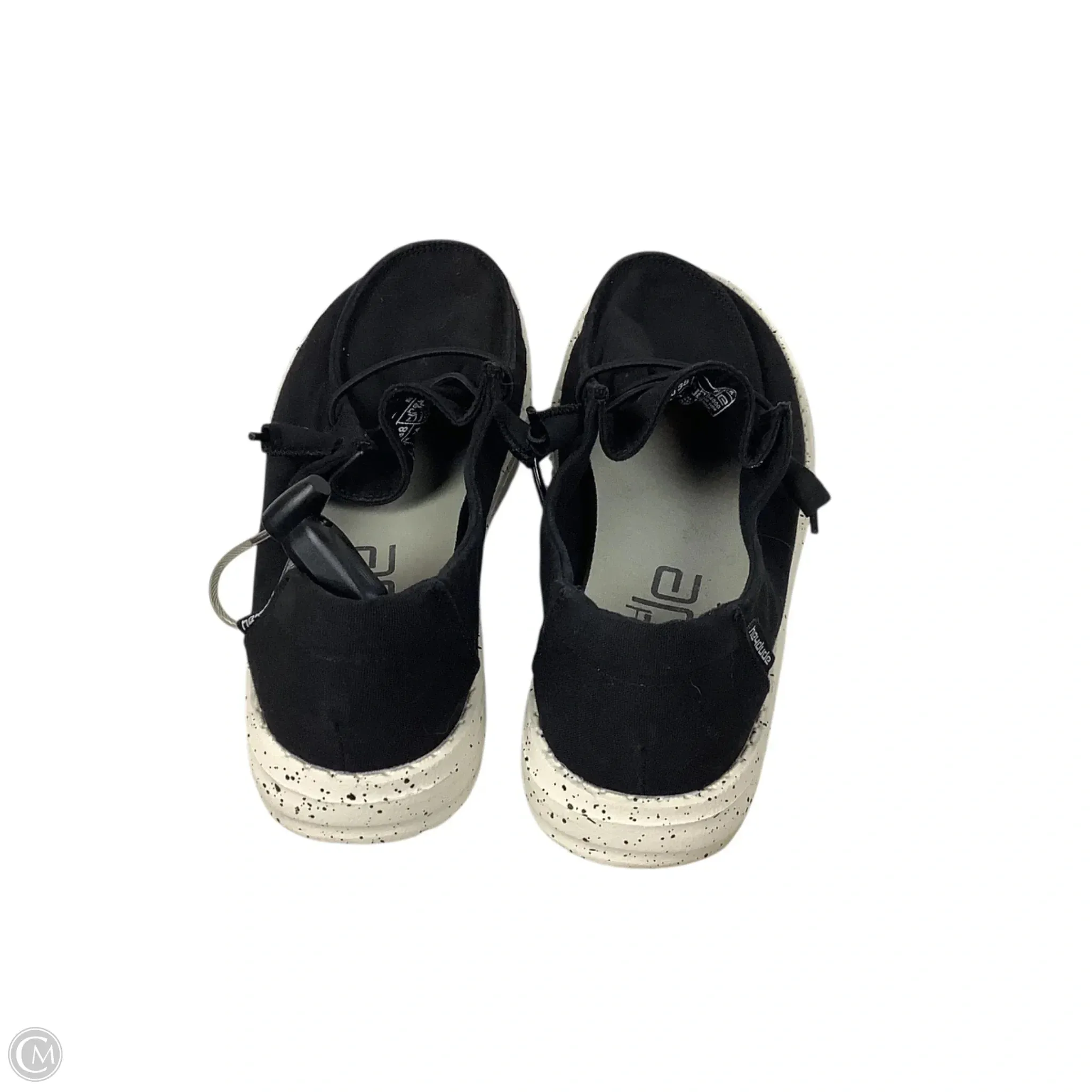 Shoes Flats By Hey Dude In Black, Size: 7.5
