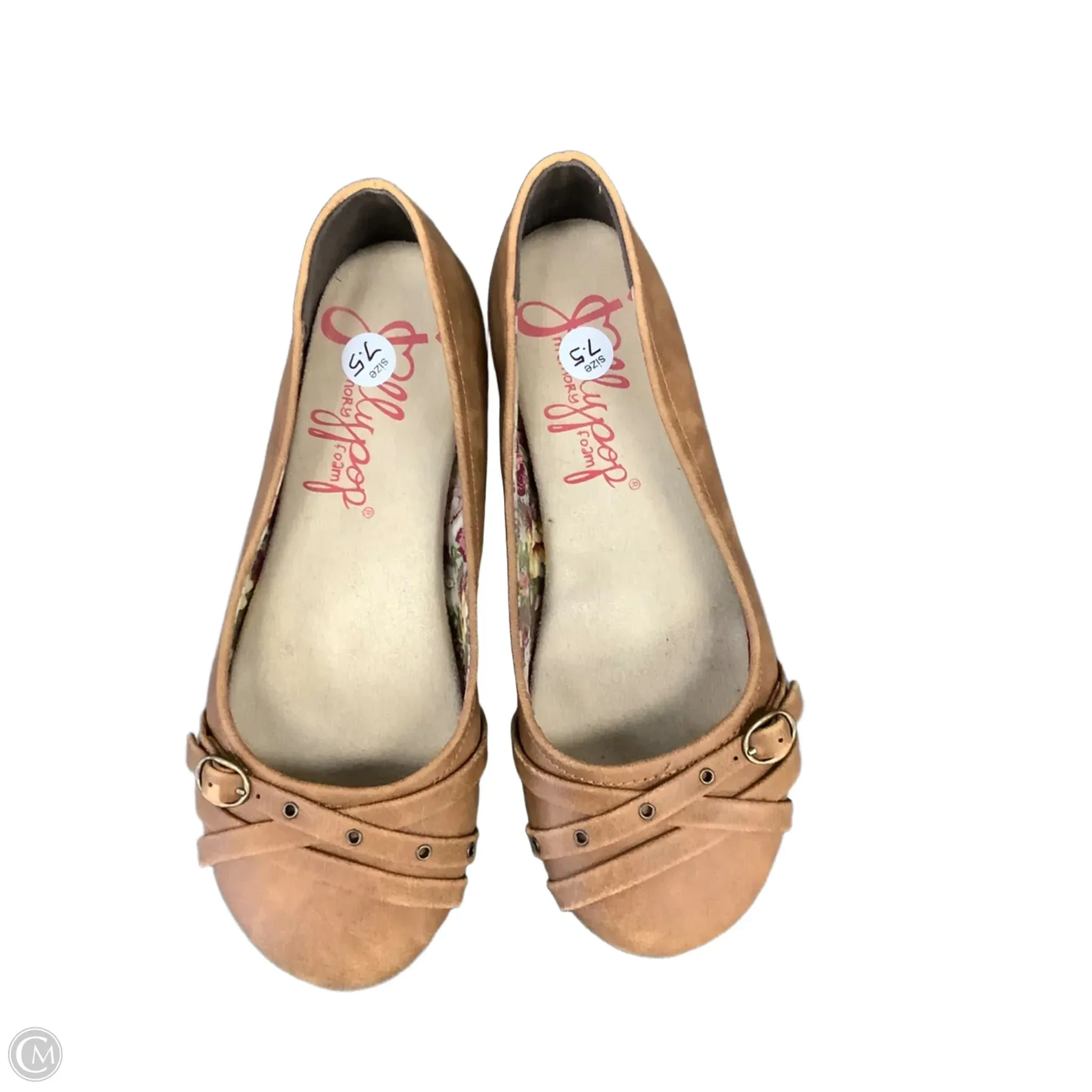 Shoes Flats By Jelly Pop In Brown, Size: 7.5