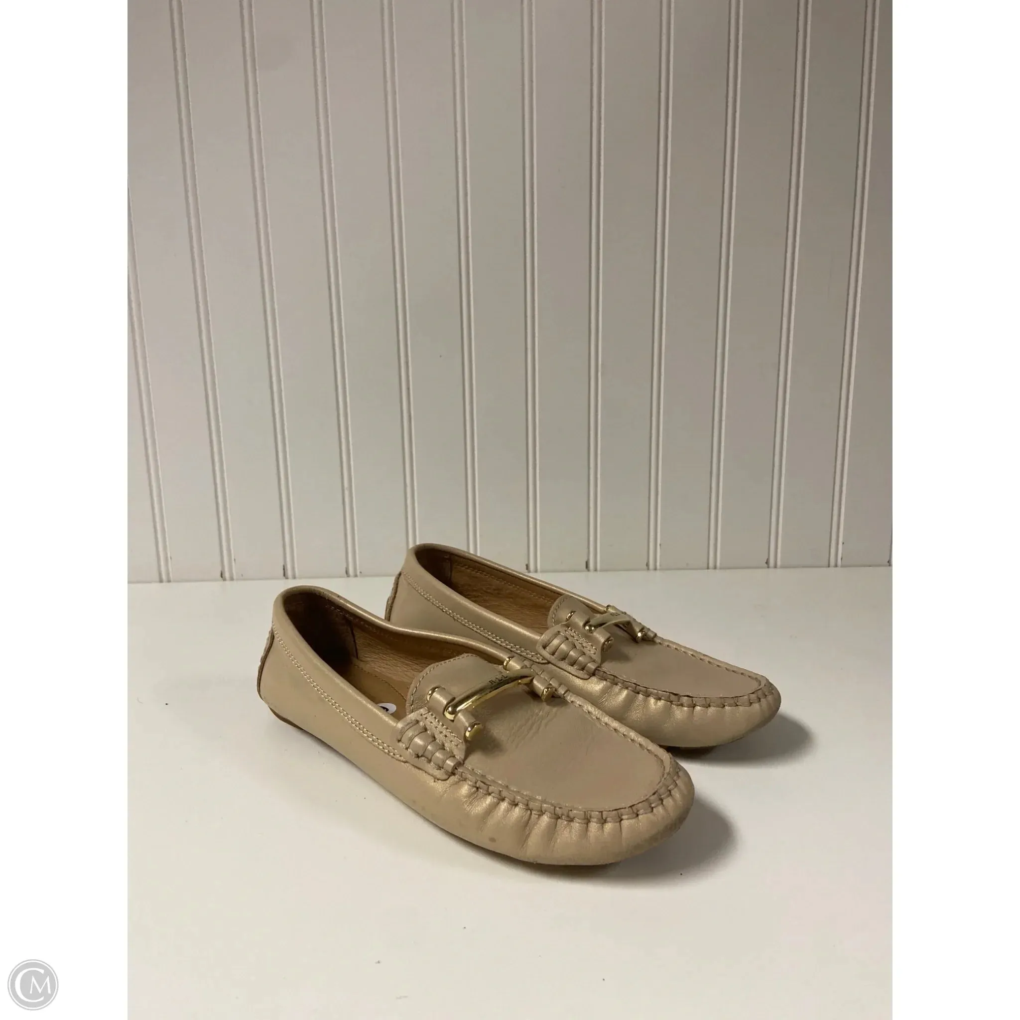 Shoes Flats By Lauren By Ralph Lauren In Gold, Size: 6