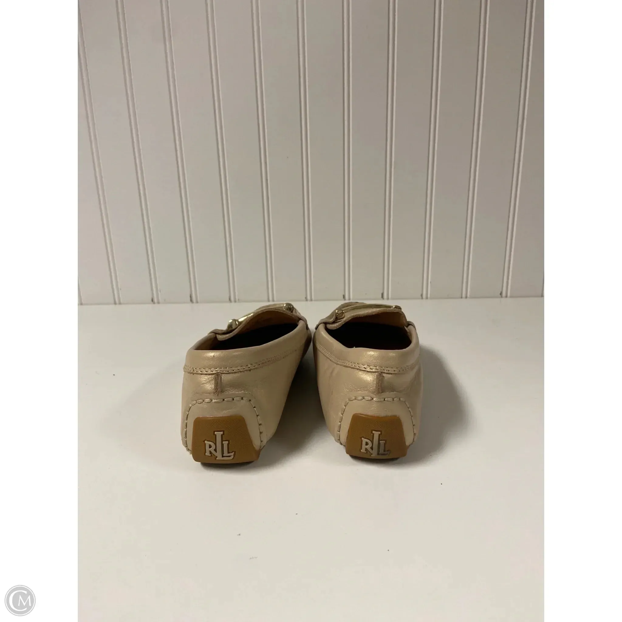 Shoes Flats By Lauren By Ralph Lauren In Gold, Size: 6