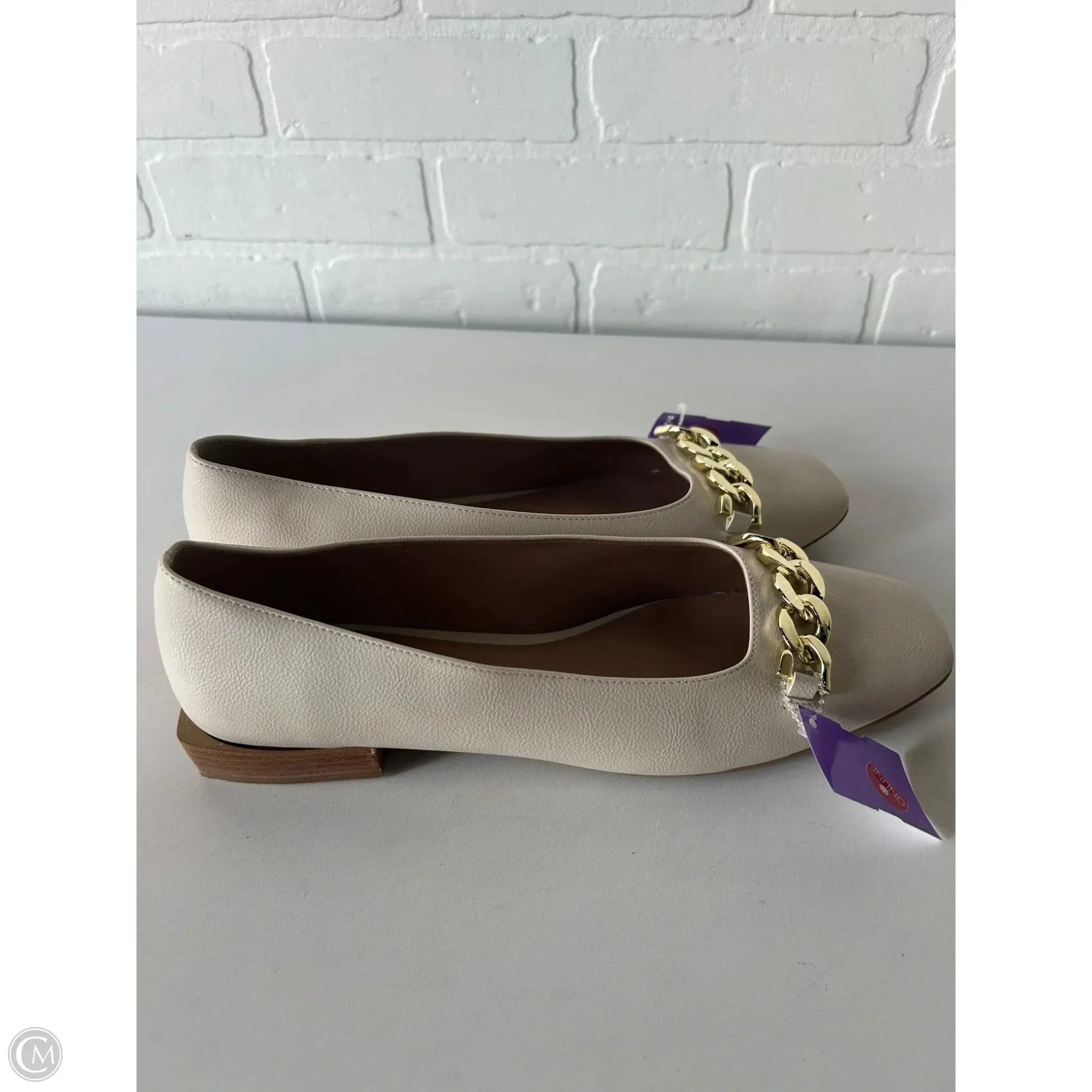 Shoes Flats By Linea Paolo In Cream, Size: 11