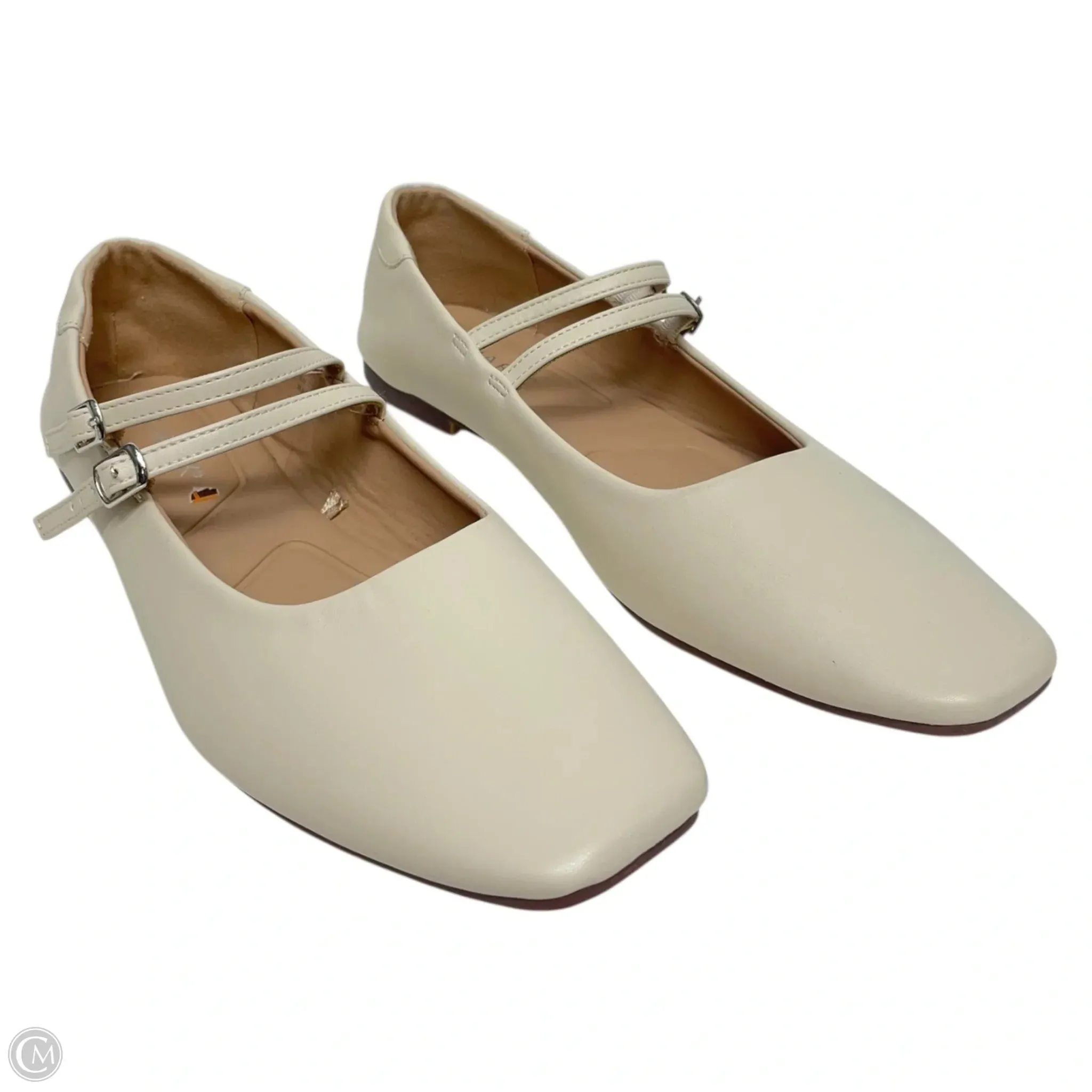 Shoes Flats By Primark In Cream, Size: 9