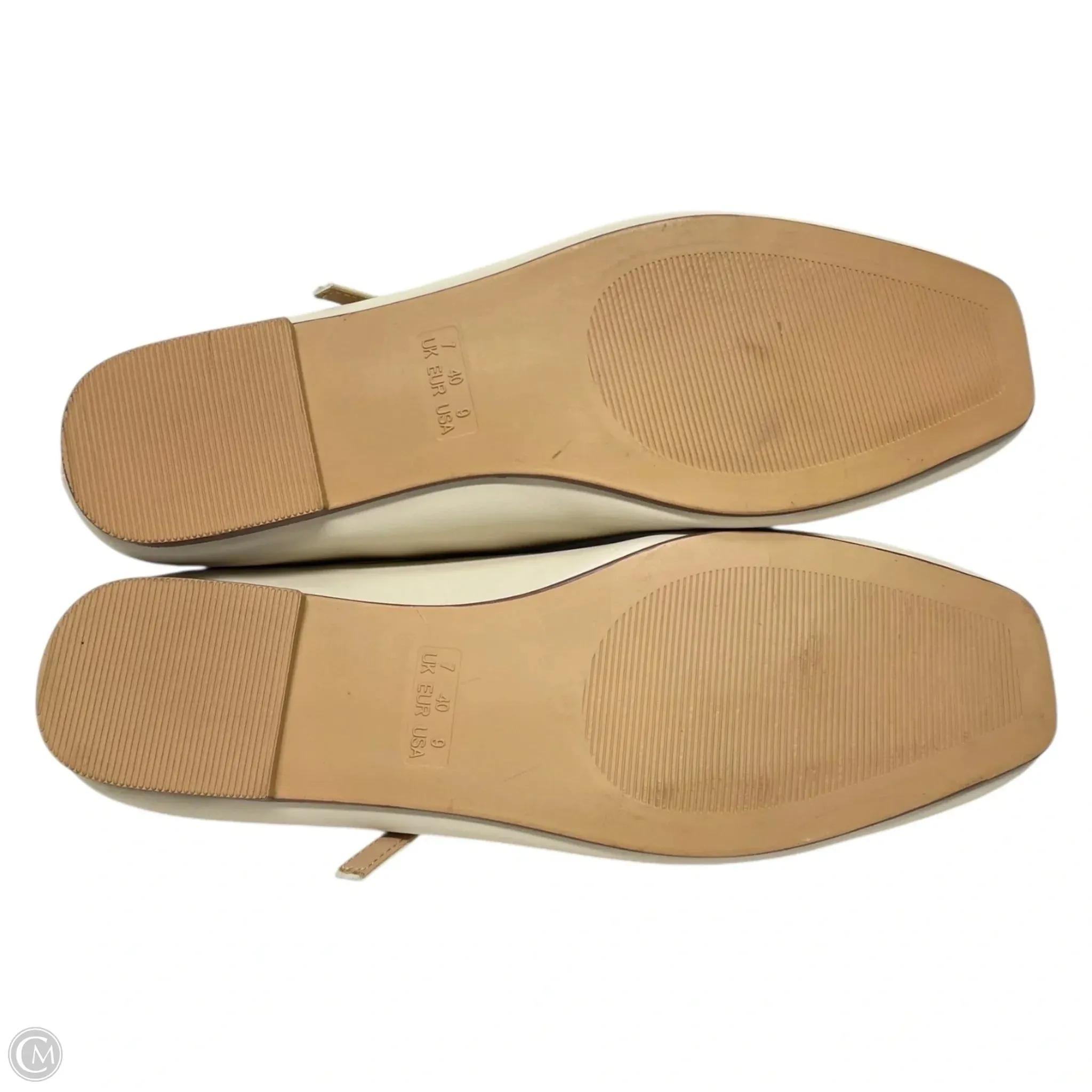 Shoes Flats By Primark In Cream, Size: 9