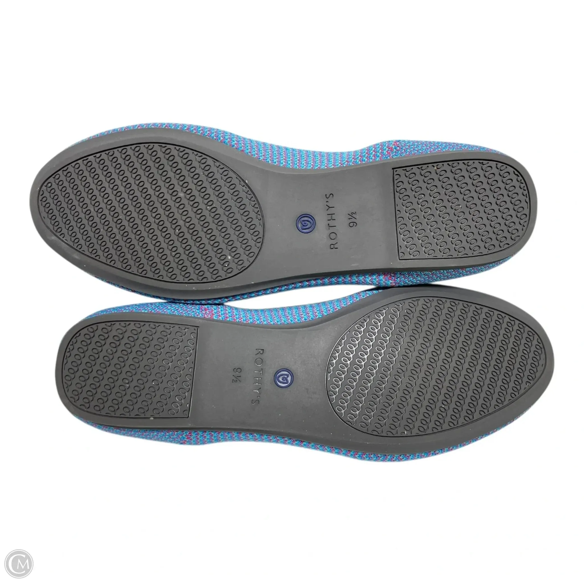 Shoes Flats By Rothys In Blue & Pink, Size: 9.5