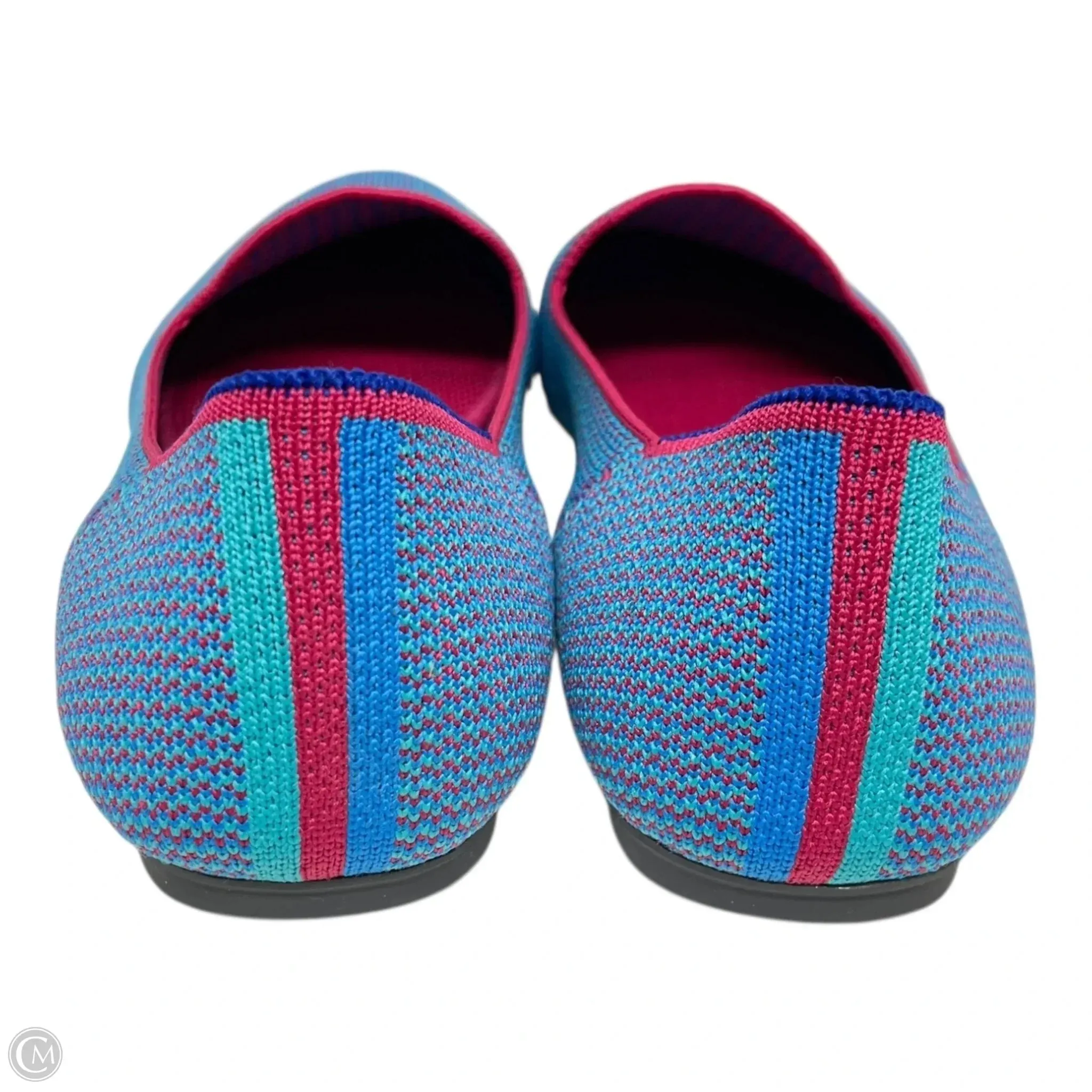 Shoes Flats By Rothys In Blue & Pink, Size: 9.5