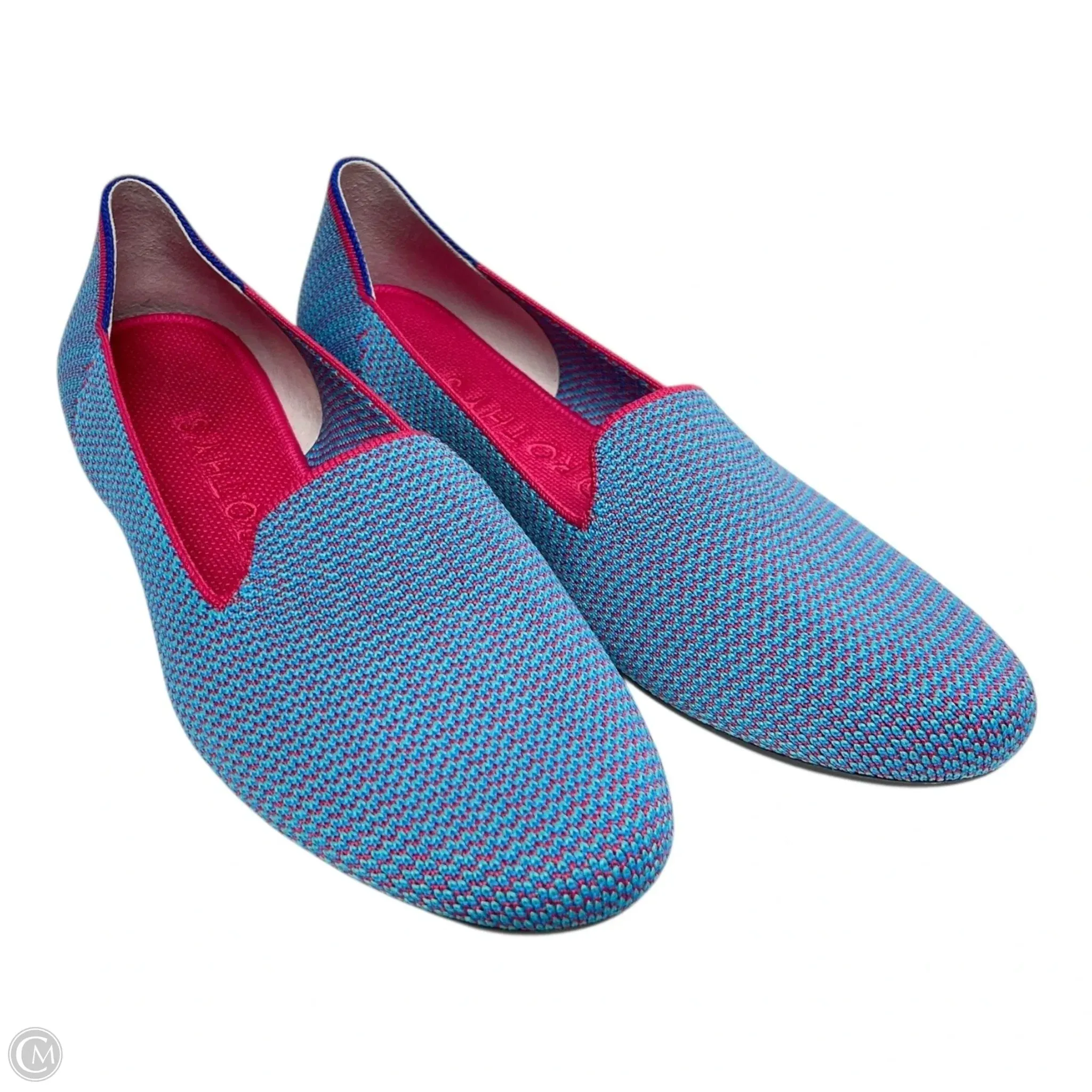 Shoes Flats By Rothys In Blue & Pink, Size: 9.5