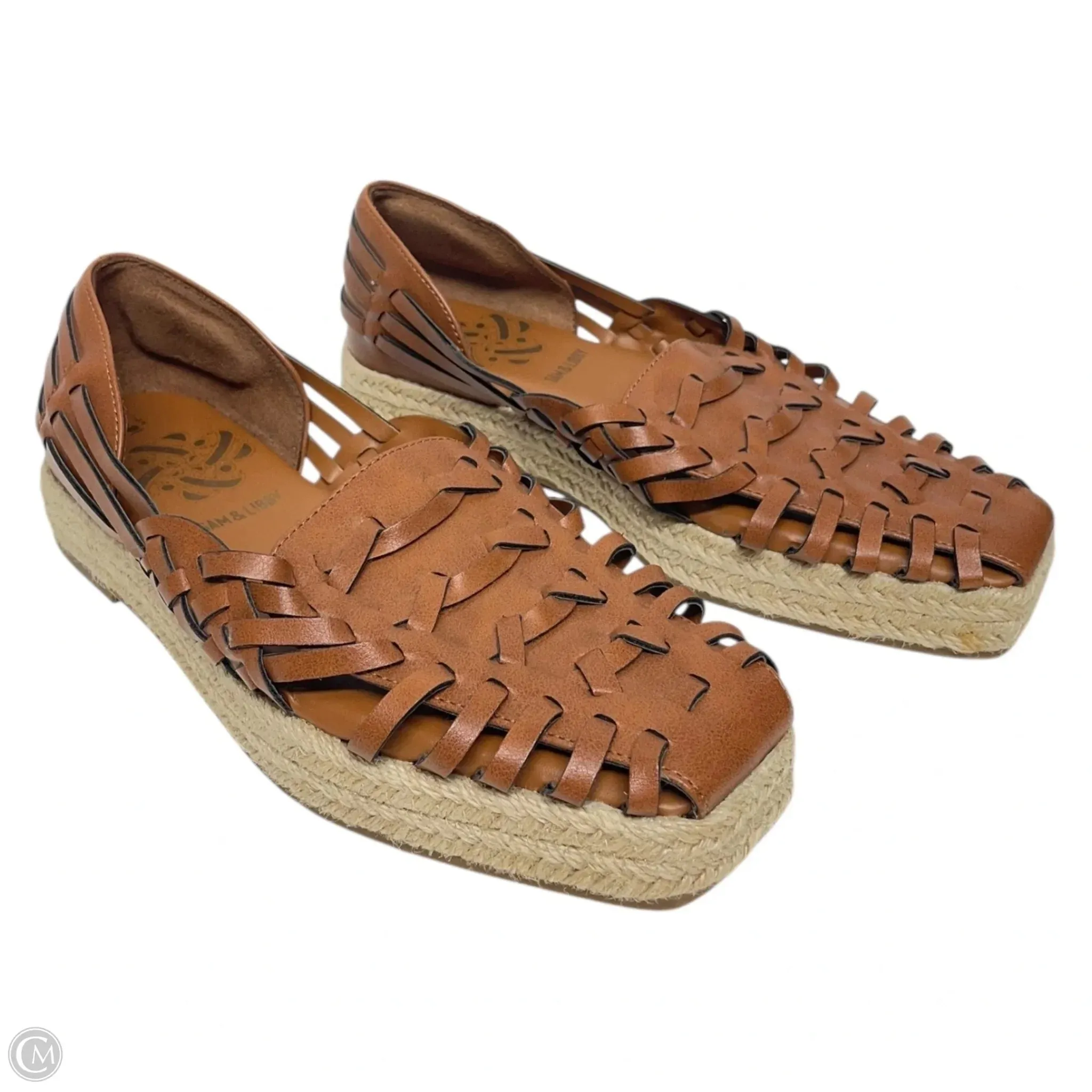 Shoes Flats By Sam And Libby In Brown, Size: 6.5