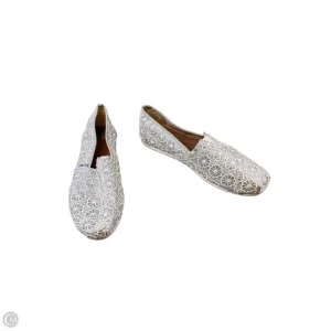 Shoes Flats By Toms In Cream, Size: 12