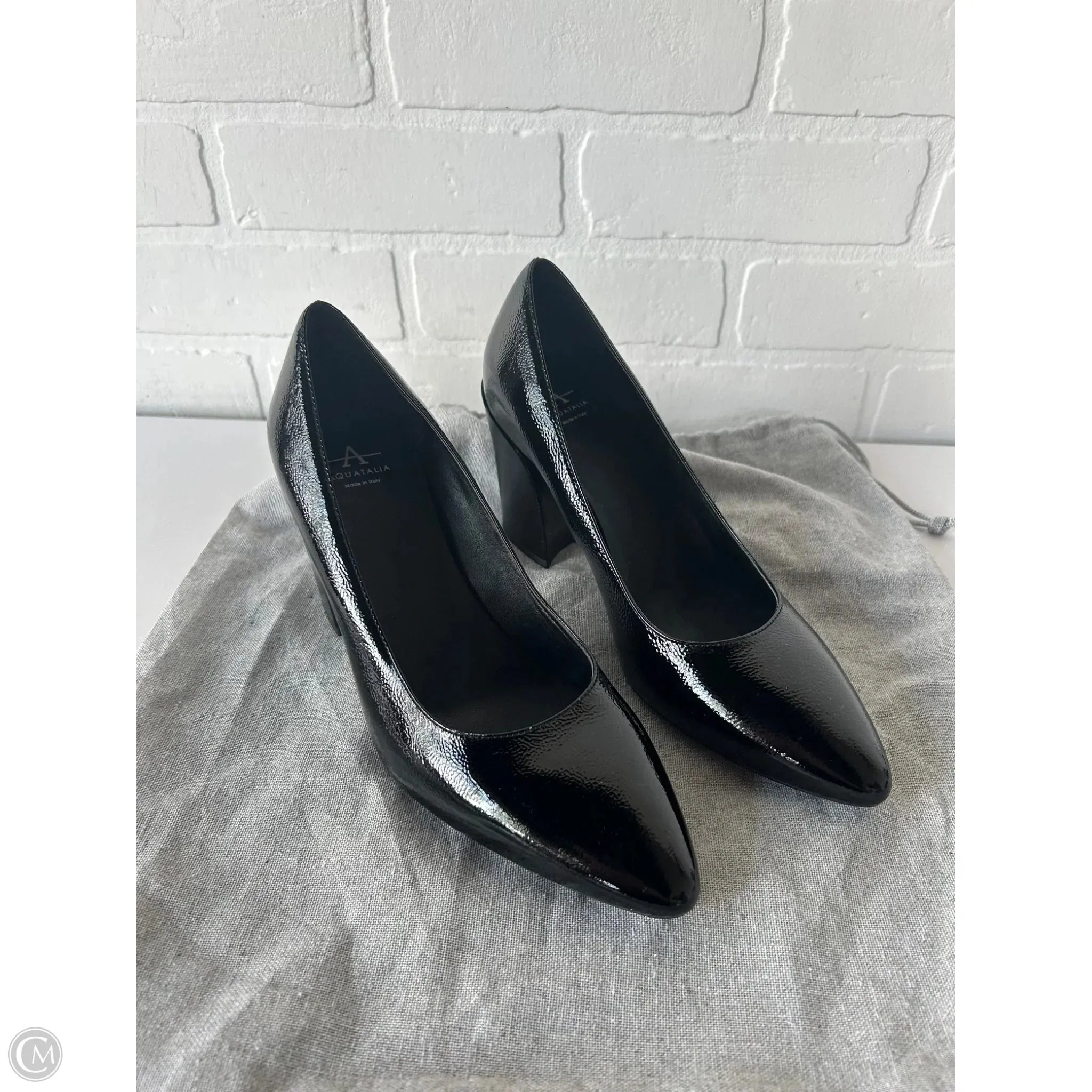 Shoes Heels Block By Aquatalia In Black, Size: 8.5