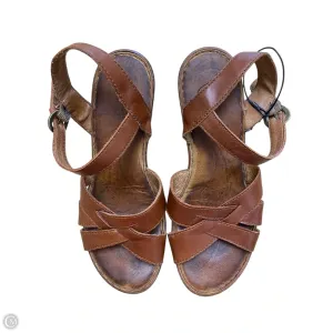 Shoes Heels Block By Born In Brown, Size: 9